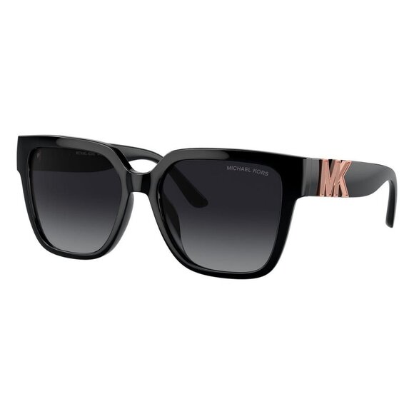 New MICHAEL KORS Karlie Black Polarised Square MK2170U 3005T3 Sunglasses Women - Picture 1 of 6